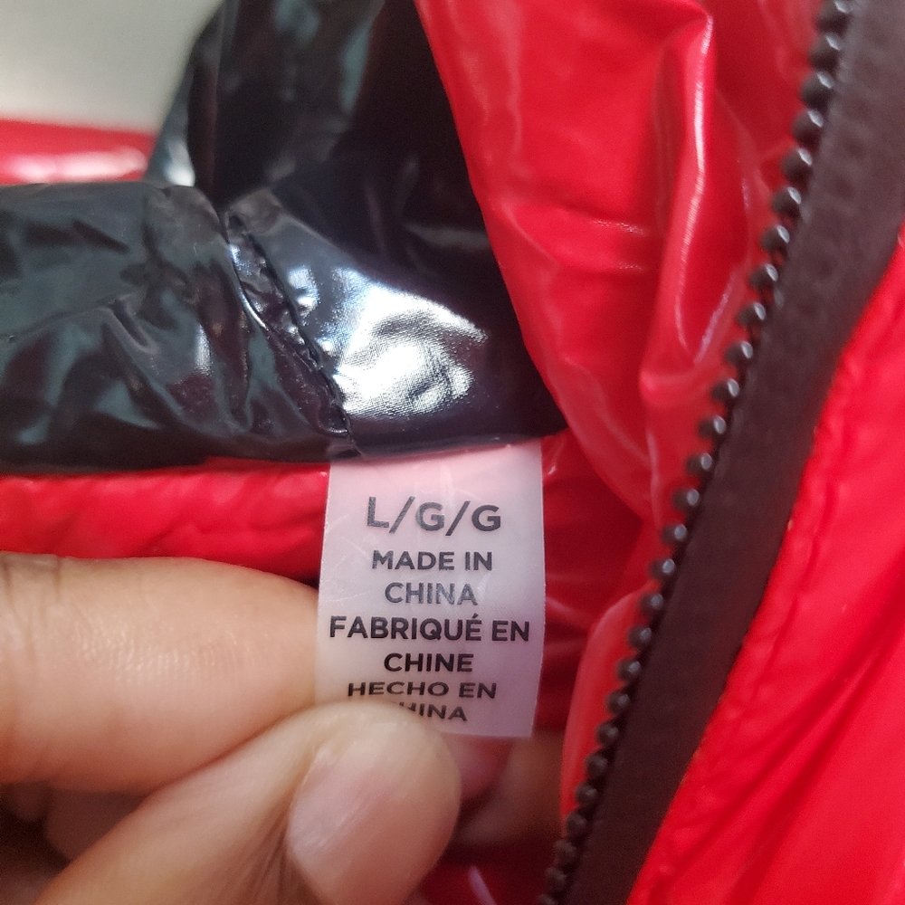 ๐SOLD๐ NWT Body Glove Puffer Coat Hooded Down Cold Ski Winter Sport Red Black - Picture 13 of 14